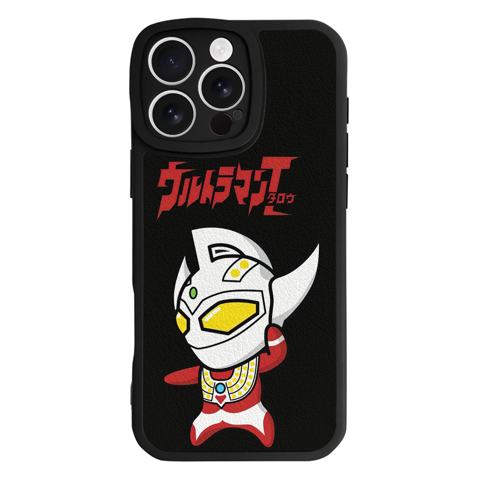 （画像用） ウルトラマン Ultraman 【iPhone 16シリーズ対応】シリコンスマホケース（レザー調） 材質：シリコン